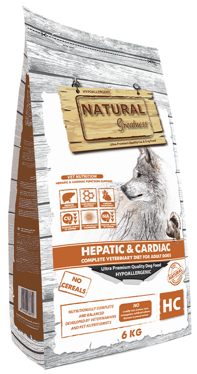 Natural Greatness cibo secco Cane INSUFFICIENZA EPATICA e CARDIACA