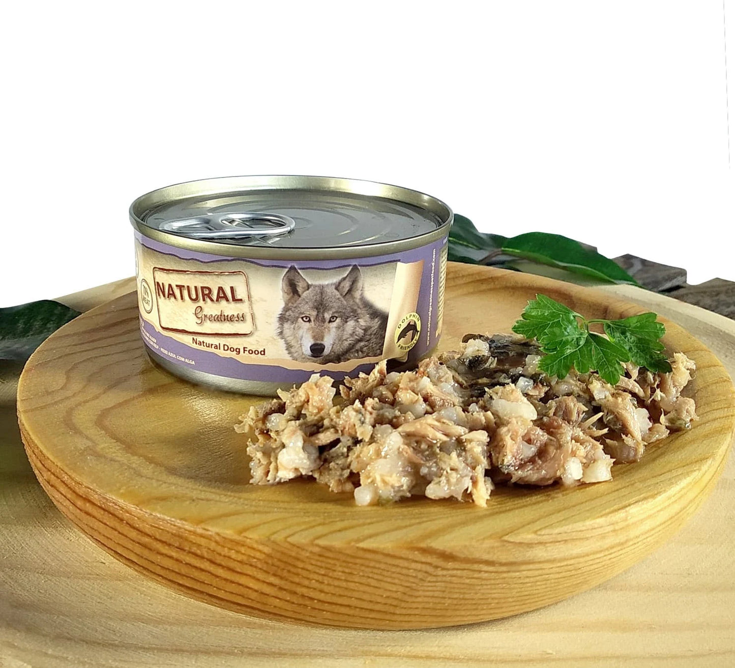 Natural Greatness cibo umido Sgombro, tonno e alga kelp 156g