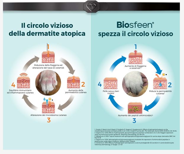 ATICARE® DERMOCOLLAR cane e gatto <8kg (contro dermatiti)