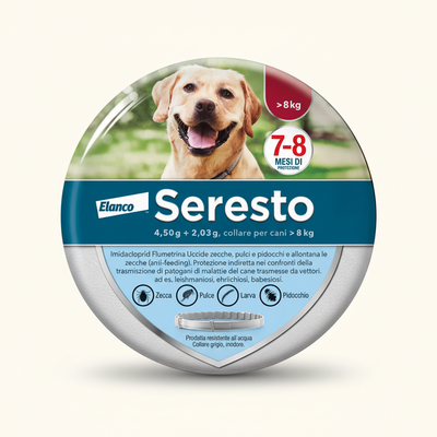 Seresto Collare Antiparassitario Per Cani Superiori A 8 Kg