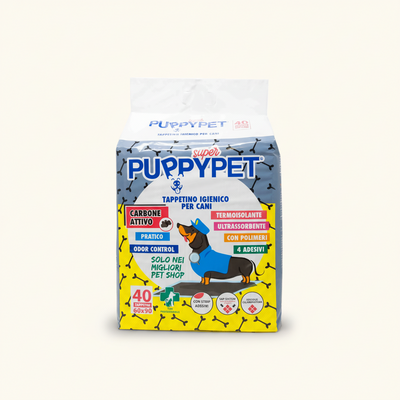 Traversine per Cani al Carbone Attivo 60x60 50 Pezzi