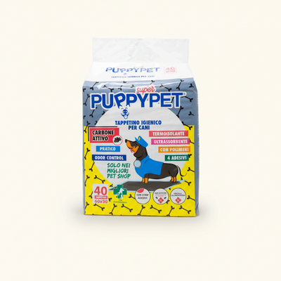 Traversine per Cani al Carbone Attivo 60x90 40 Pezzi