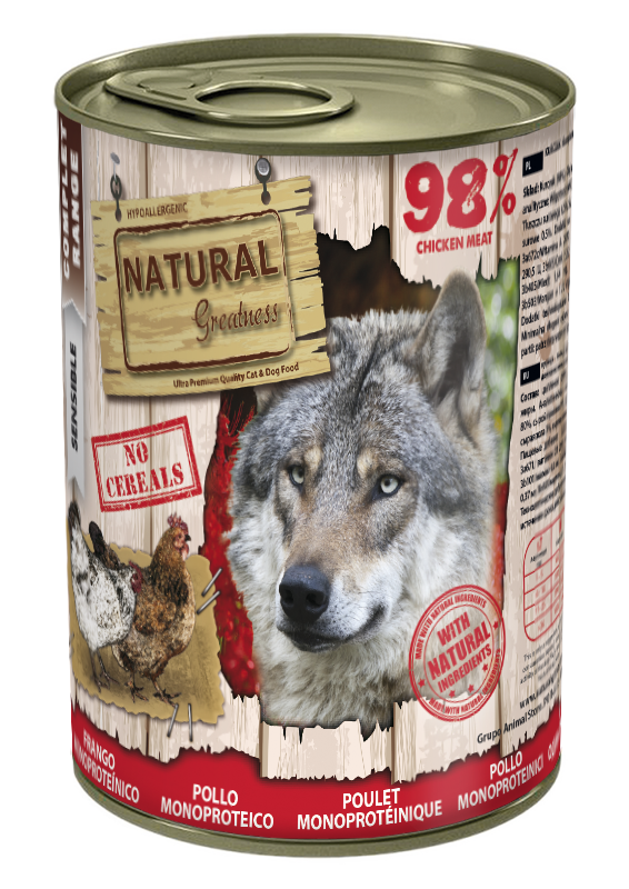 Natural Greatness cibo umido Pollo Monoproteico