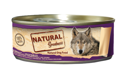 Natural Greatness cibo umido FILETTO DI POLLO E VERDURE 156g