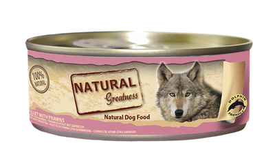 Natural Greatness Cibo Umido FILETTO DI TONNO CON GAMBERI 156 g.
