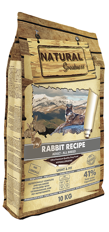 Natural Greatness Adult - All Breed Light & Fit Rabbit Recipe