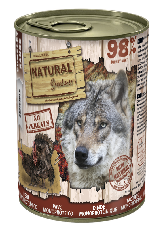Natural Greatness cibo umido TACCHINO MONOPROTEICO