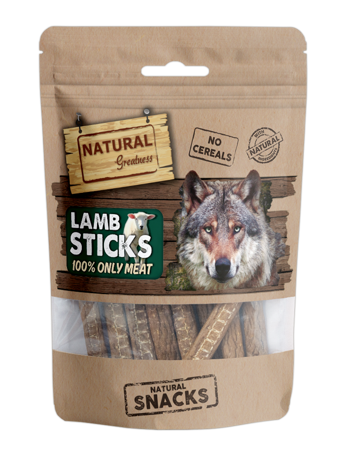 Natural Greatness Snack Stick di Agnello gr 70