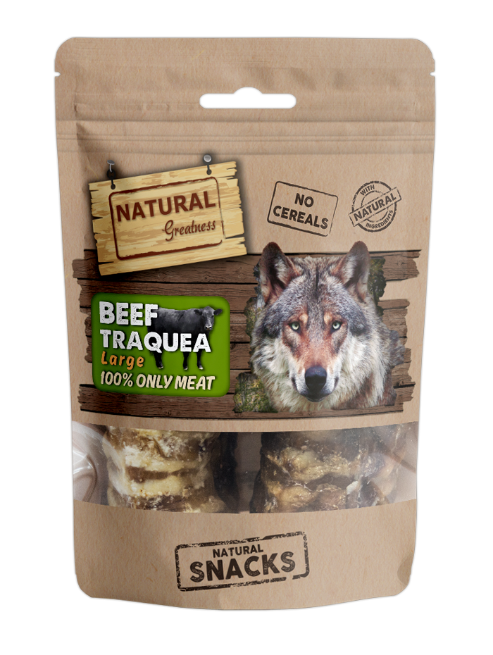 Natural Greatness Snack cane TRACHEA di Vitello (grande)