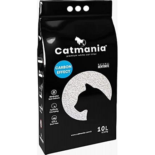 Lettiera Per Gatti Agglomerante In Bentonite 10 LT Carbone Attivo