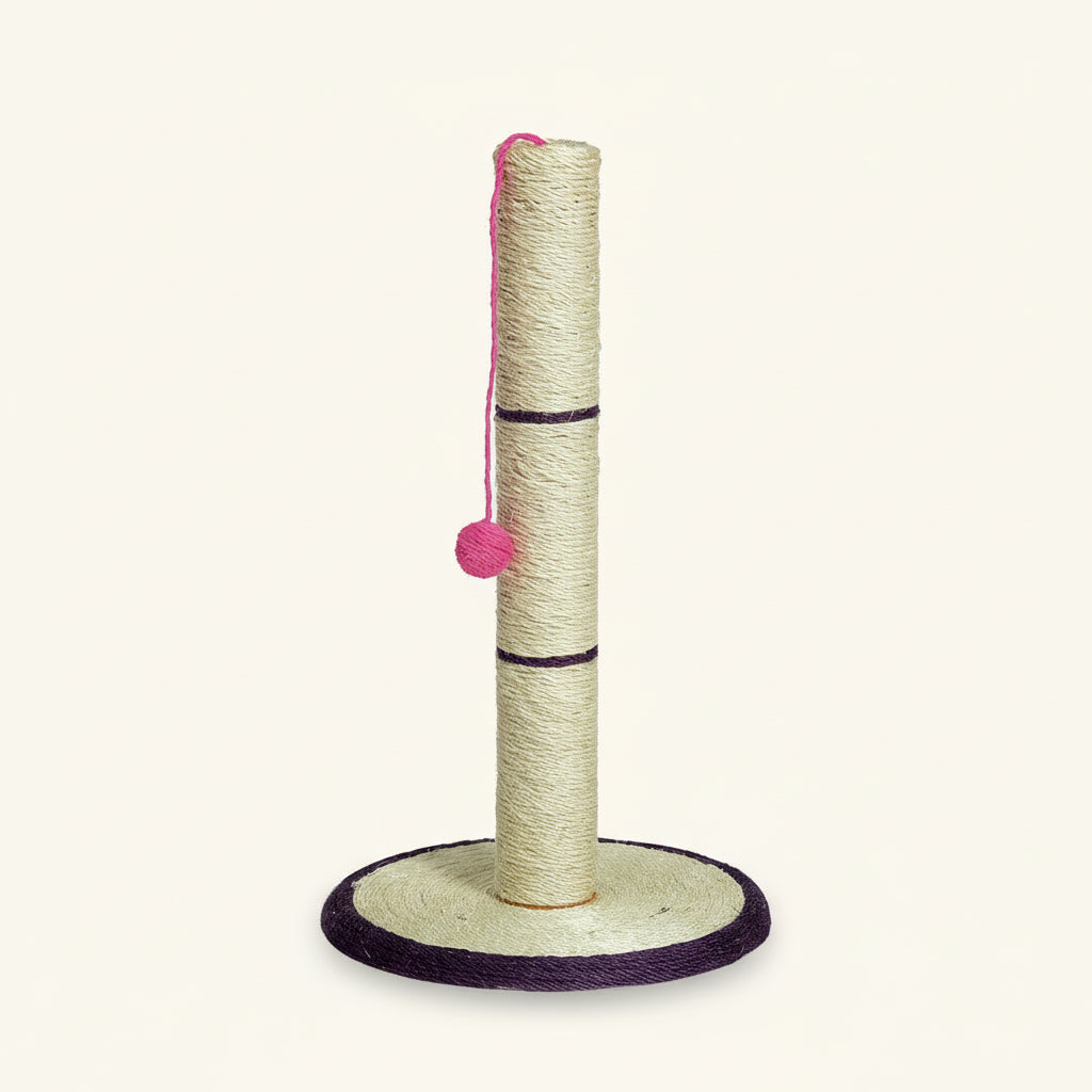 Camon Tiragraffi a colonna in sisal con piccola pallina
