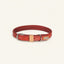 Camon Collare in Cuoio Sintetico Rosso 25x550 MM