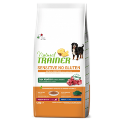 Natural Trainer Sensitive NoGluten Medium-Maxi Adult Agnello