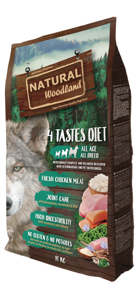 Natural Woodland 4 Tastes Diet All Age All Breed