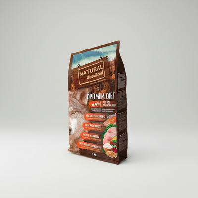 Natural Woodland Optimum Diet All Age Mini - Medium Breed