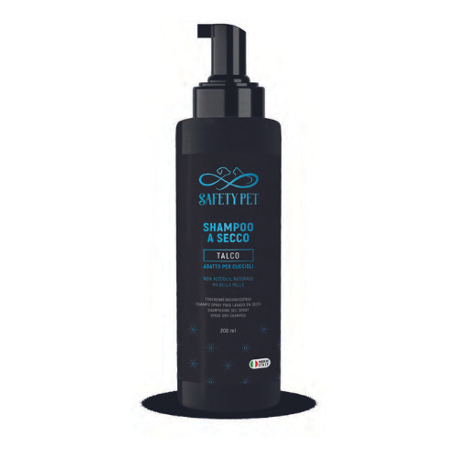 Shampoo secco al talco Safety Pet 200 ml