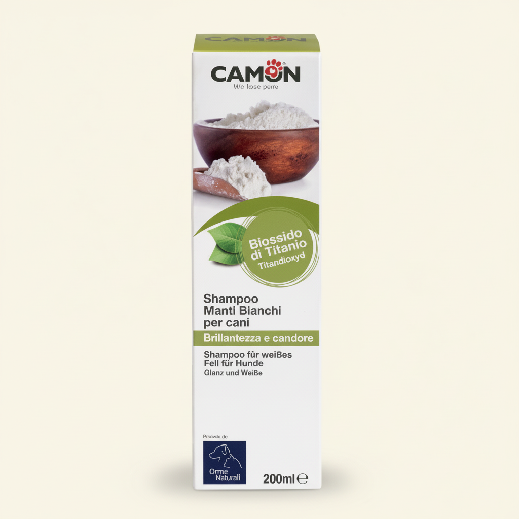 Camon Shampoo Manti Bianchi Per Cani e Gatti 200 ML