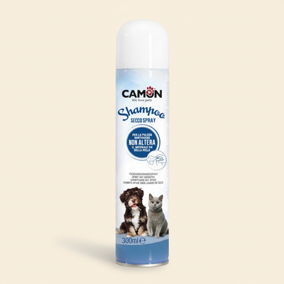 Camon Shampoo Secco Spray Per Cani e Gatti 300 ML