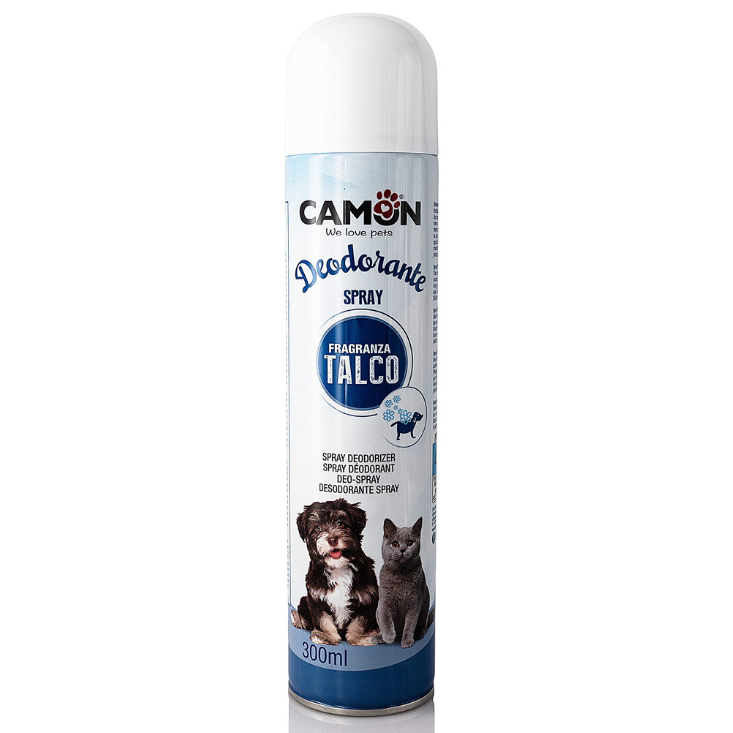 Camon Deodorante Spray al Talco Per Cani e Gatti 300 ML