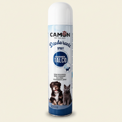 Camon Deodorante Spray al Talco Per Cani e Gatti 300 ML