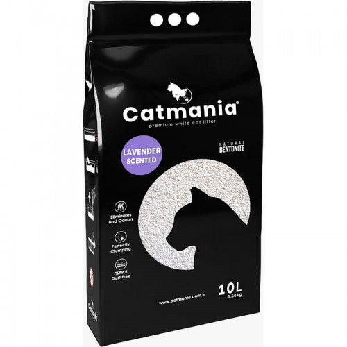 Lettiera Per Gatti Agglomerante In Bentonite 10 LT Lavanda