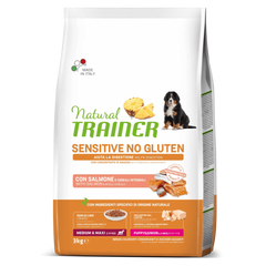 Natural Trainer Sensitive NoGluten Medium-Maxi Puppy Salmone