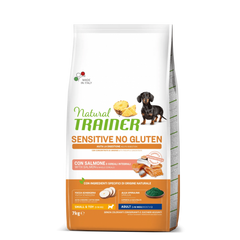 Natural Trainer Sensitive NoGluten Small-Toy Adult Salmone