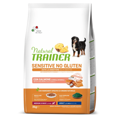 Natural Trainer Sensitive NoGluten Medium-Maxi Adult Salmone