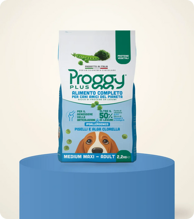 Proggy plus medio maxi crocchette cane piselli e alga clorella 2,2kg
