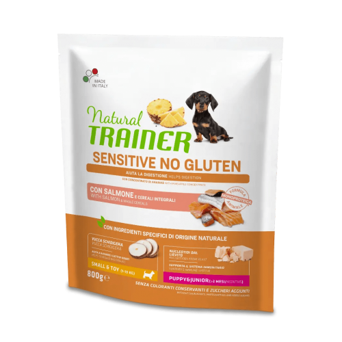 Natural Trainer Sensitive NoGluten Small-Toy Puppy Salmone