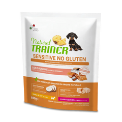 Natural Trainer Sensitive NoGluten Small-Toy Puppy Salmone