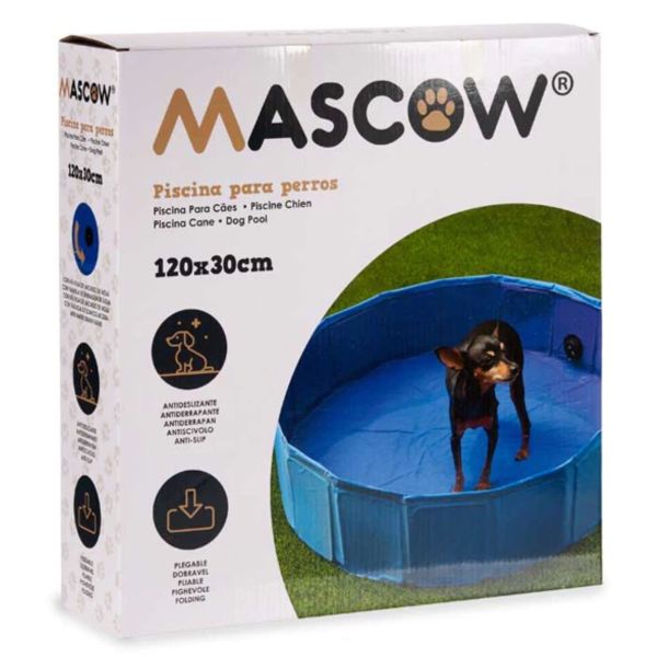 Piscina pieghevole per cani 120cm x 30cm