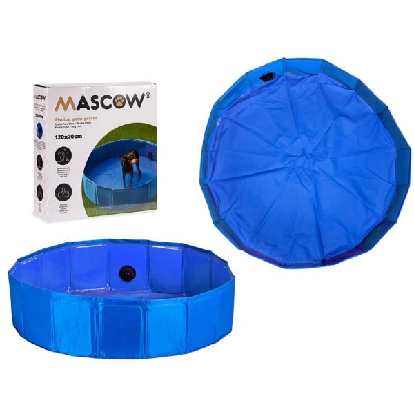 Piscina pieghevole per cani 120cm x 30cm