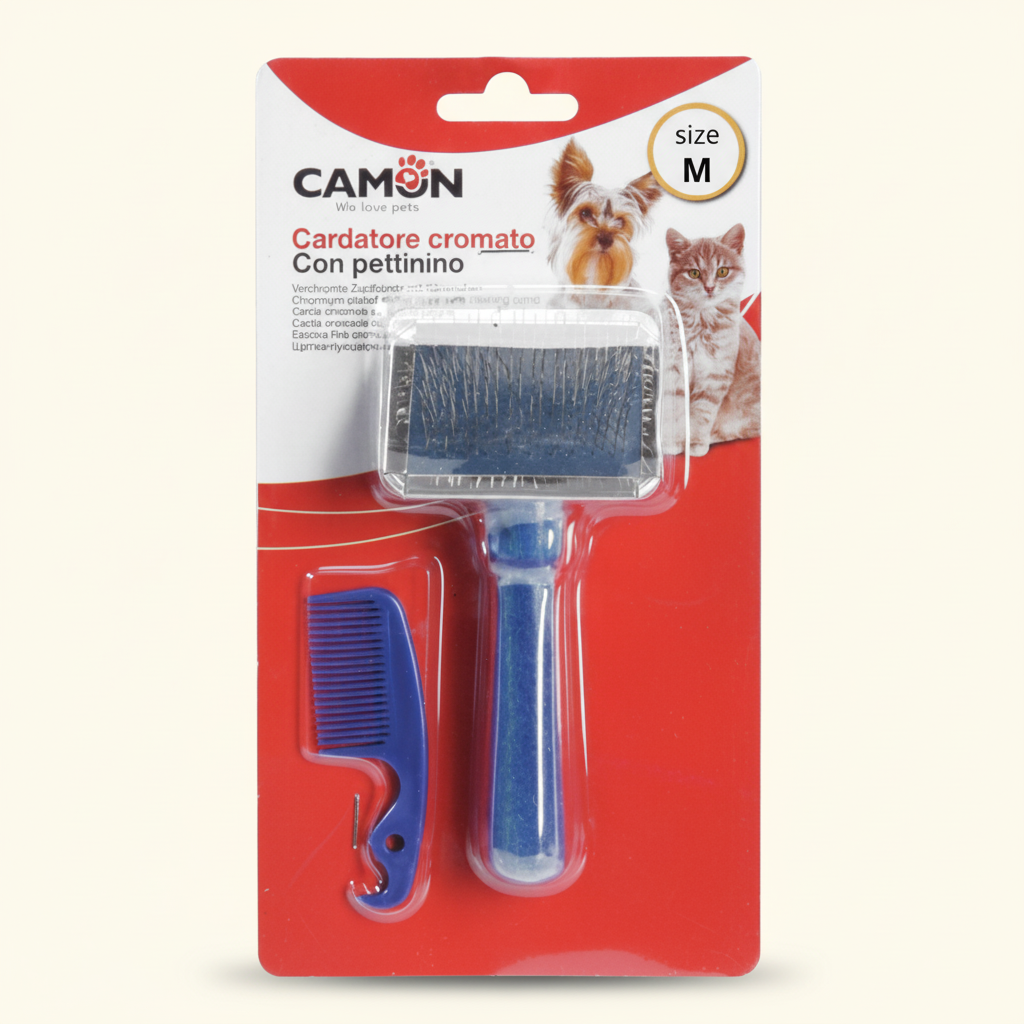 Camon Cardatore Cromato Con Pettinino Medium