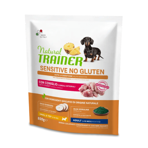 Natural Trainer Sensitive NoGluten Small-Toy Adult Coniglio