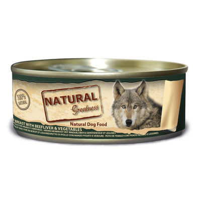 Natural Greatness cibo umido - Filetto di Pollo e verdure 156g