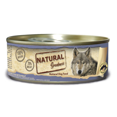 Natural Greatness cibo umido Sgombro, tonno e alga kelp 156g