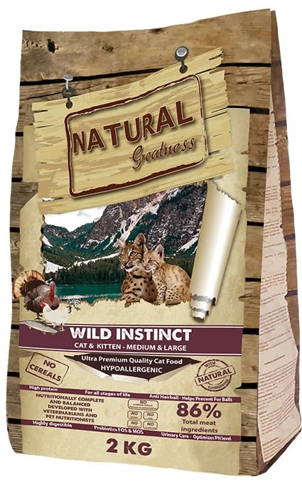 Natural Greatness Wild instinct  mini Cat & kitten da 600gr